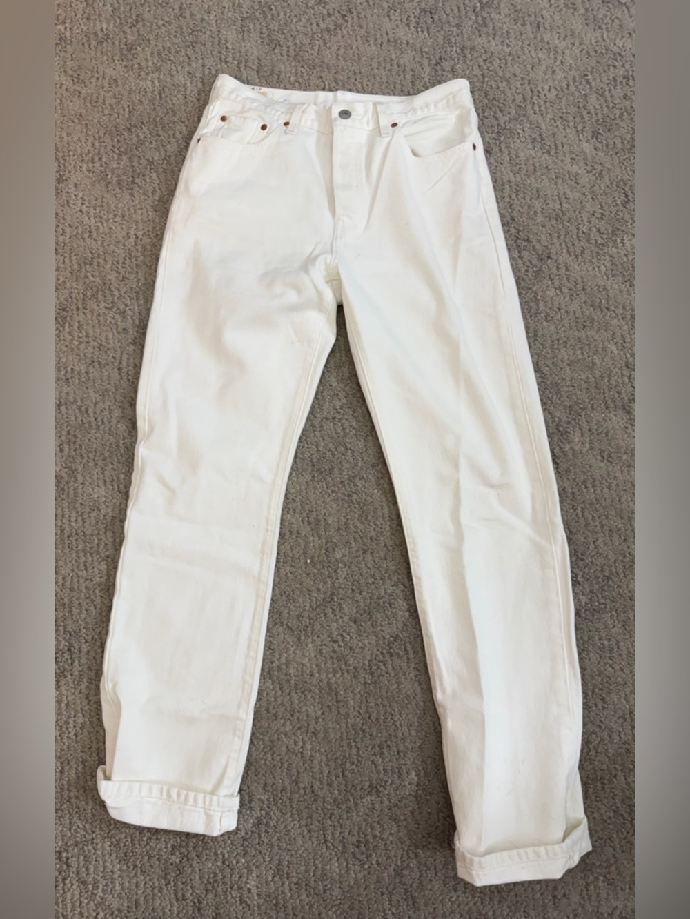 Levi's High-Rise 501 Straight Jeans Women’s Sz W29 L32 - Picture 2 of 7